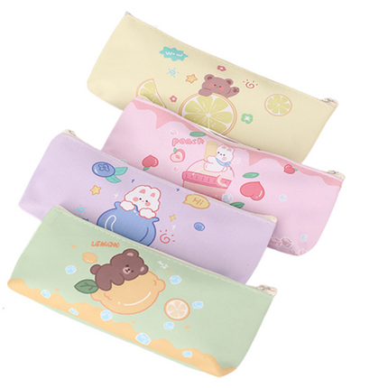 Pastel Premium PU Pencil Case Cases One Dollar Only