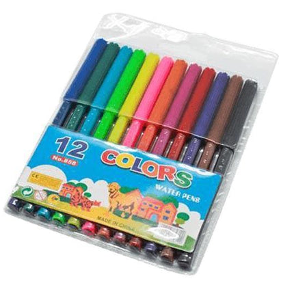 12 Colour Magic Pen Set Colouring Materials One Dollar Only