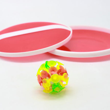 2pc Catching Disc and Suction Ball Game Set (Assorted) Games and Toys One Dollar Only