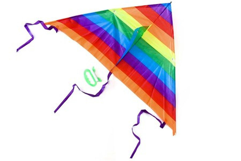 Pink Triangle Kite Colourful Triangular Kite (Small) – One Dollar Only