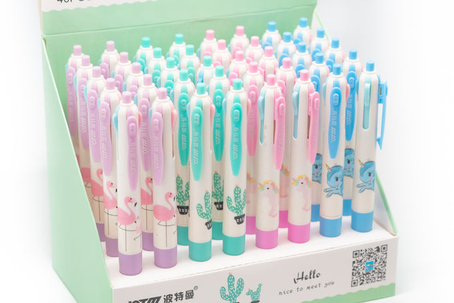 4 Colour Whimsical Design Pen Pens One Dollar Only