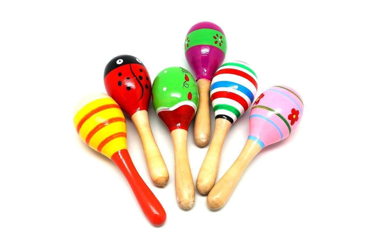 Full Size Wooden Maracas Games and Toys One Dollar Only