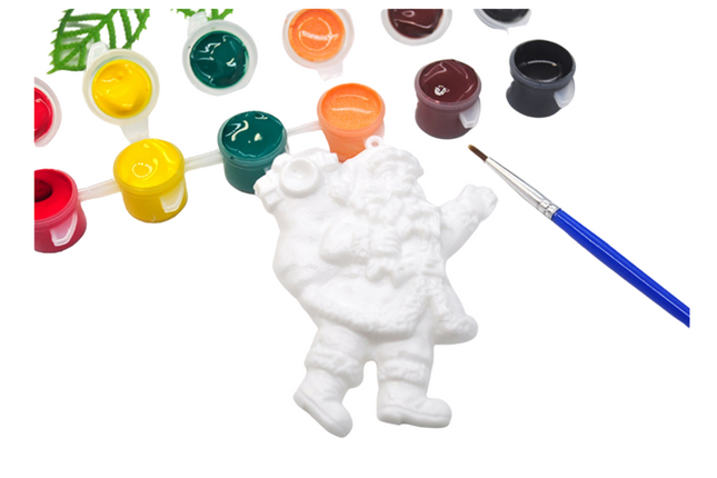 Christmas DIY Painting Santa Ornament Seasonal One Dollar Only