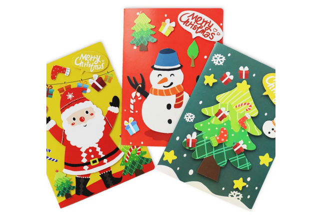 DIY Christmas Card Seasonal One Dollar Only