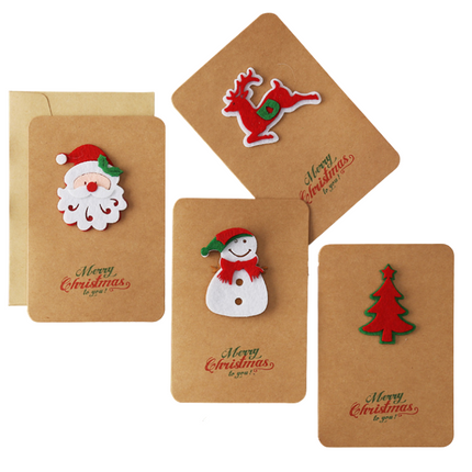 Christmas Gift Card with Envelope Seasonal One Dollar Only