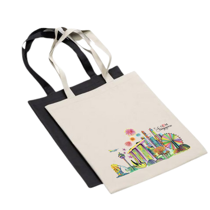 Full Colour Singapore Design 600D Tote Bag Bags One Dollar Only