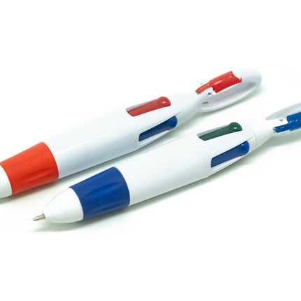 4 Colour Pen with Carabiner Hook Pens One Dollar Only
