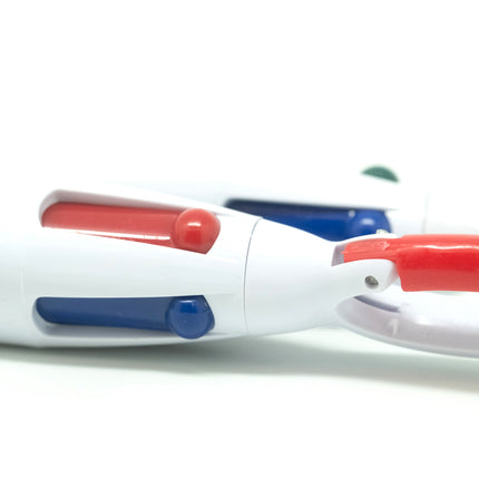 4 Colour Pen with Carabiner Hook Pens One Dollar Only