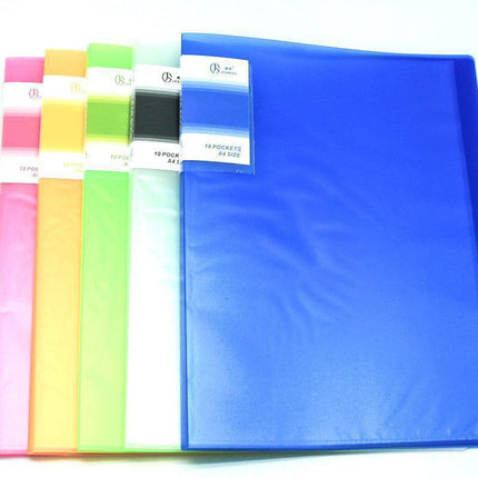 Translucent cover 10 sheet clearholder Files and Folders One Dollar Only