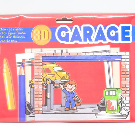 8pc 3D Colouring Cards Set Art Craft & D.I.Y One Dollar Only
