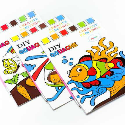8 Sheet All in One Watercolour Set - NEW Colouring Materials One Dollar Only