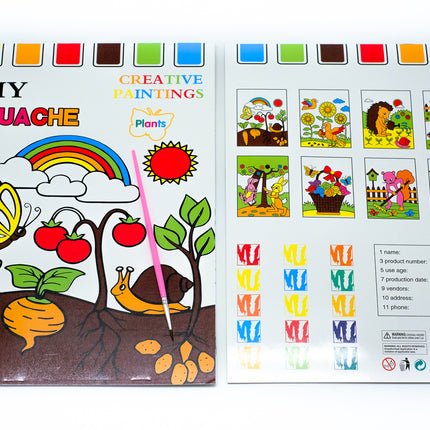 8 Sheet All in One Watercolour Set - NEW Colouring Materials One Dollar Only