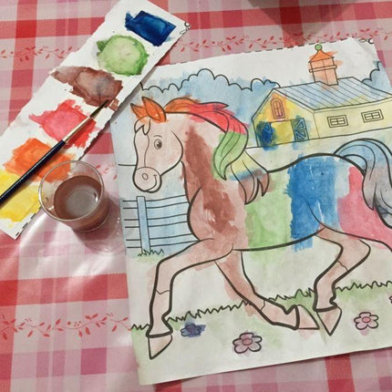 8 Sheet All in One Watercolour Set - NEW Colouring Materials One Dollar Only