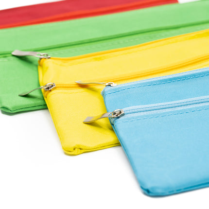 300D A6 Double Zipper Pencil Case Cases One Dollar Only