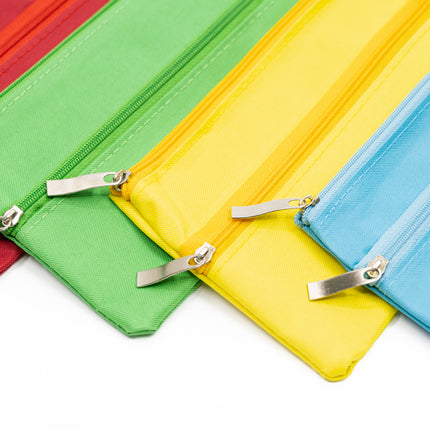 300D A6 Double Zipper Pencil Case Cases One Dollar Only