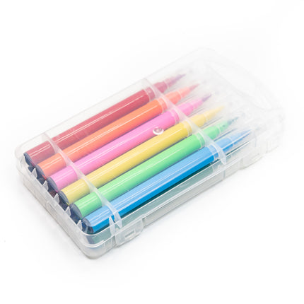 12 Colour Brush Pen Colouring Materials One Dollar Only