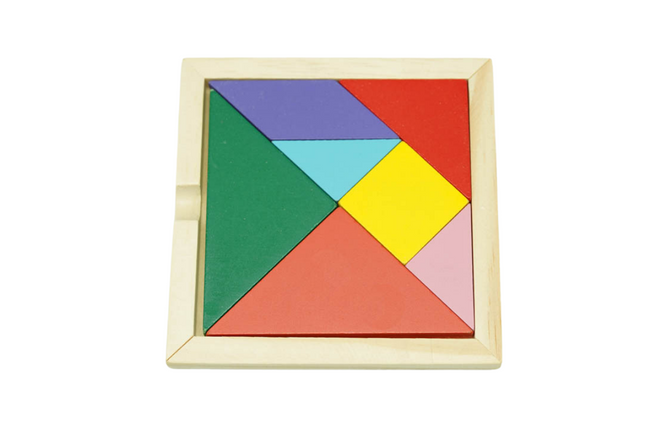 12CM Wooden Tangram Games and Toys One Dollar Only