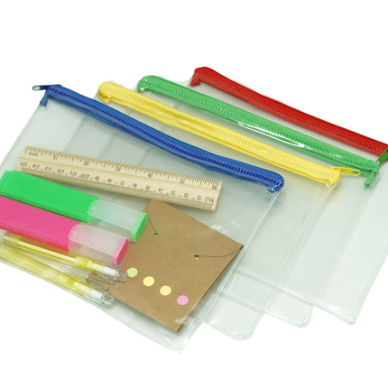 Transparent PVC A5 Zip Case Cases One Dollar Only