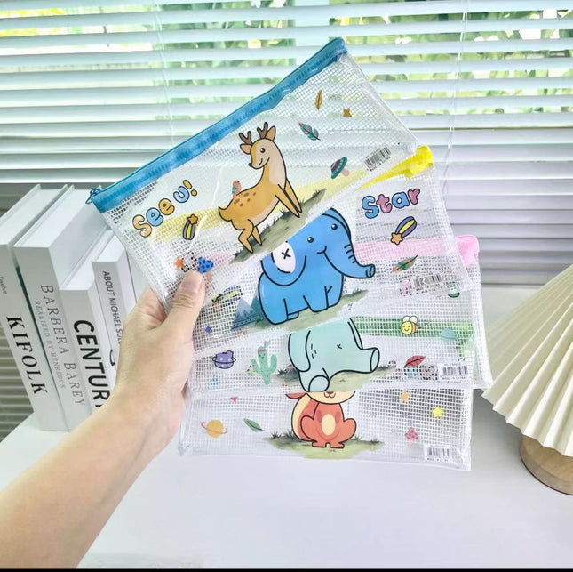 Transparent Animal Zip Case Cases One Dollar Only