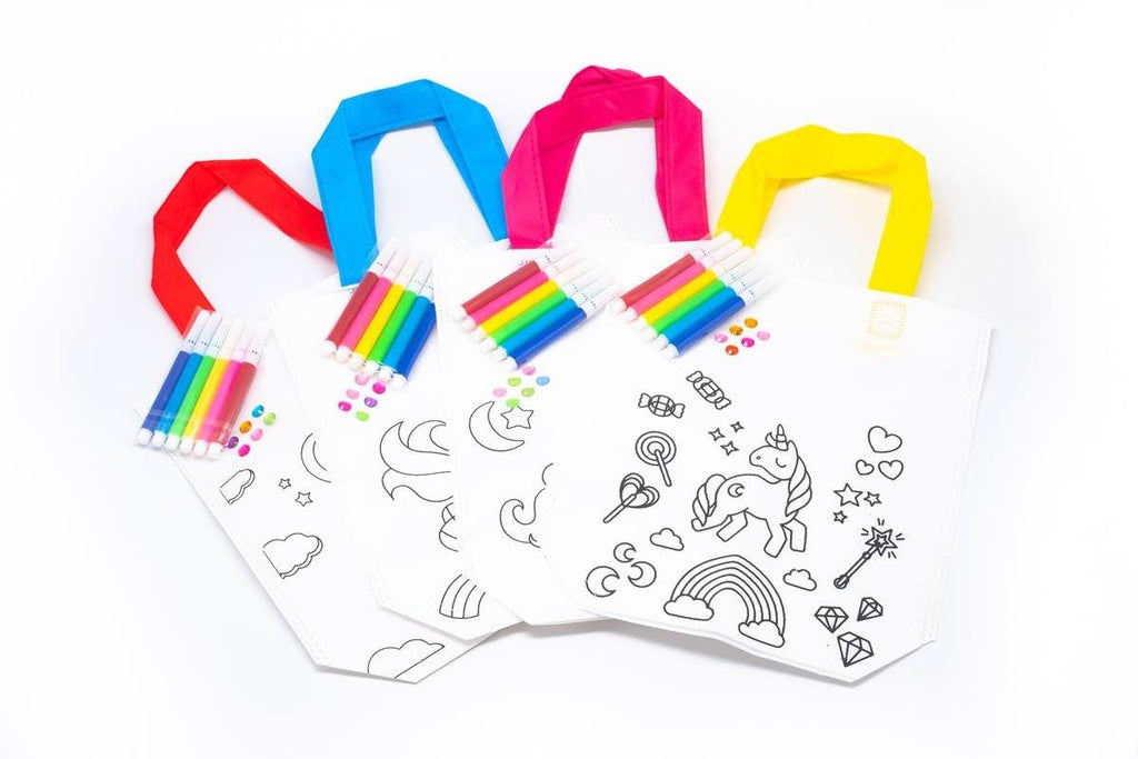 DIY Colouring Non Woven Bag Set - Unicorn Design – One Dollar Only