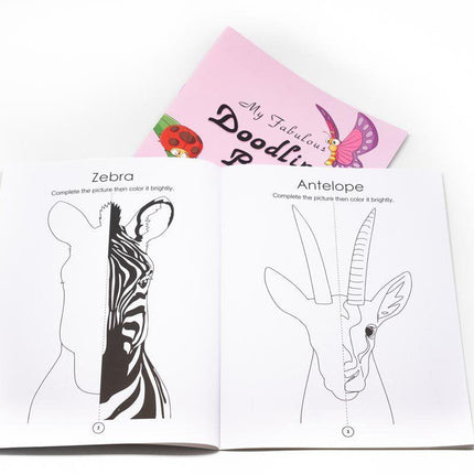 Drawing Doodle Book Everyday Stationery One Dollar Only