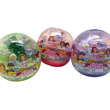 Girl Themed Building Block Capsule Toys Games and Toys One Dollar Only