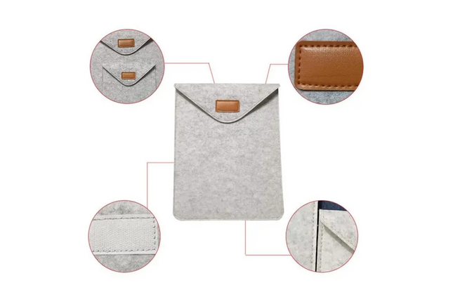10.2 Inches Felt iPad Sleeve Bags One Dollar Only