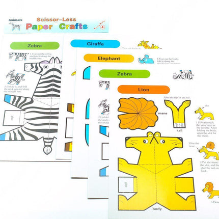Paper 3D Fold-it-Yourself Craft Model Art Craft & D.I.Y One Dollar Only