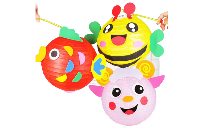 DIY Paper Lantern Art Craft & D.I.Y One Dollar Only