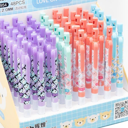 Pastel Animal Design Mechanical Pencil Pencils One Dollar Only