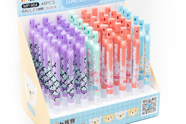 Pastel Animal Design Mechanical Pencil Pencils One Dollar Only