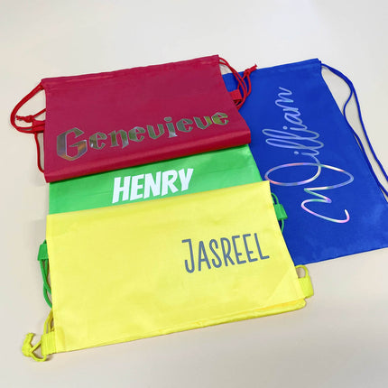 Drawstring Nylon Sports Bag (CCA Bag) Bags One Dollar Only