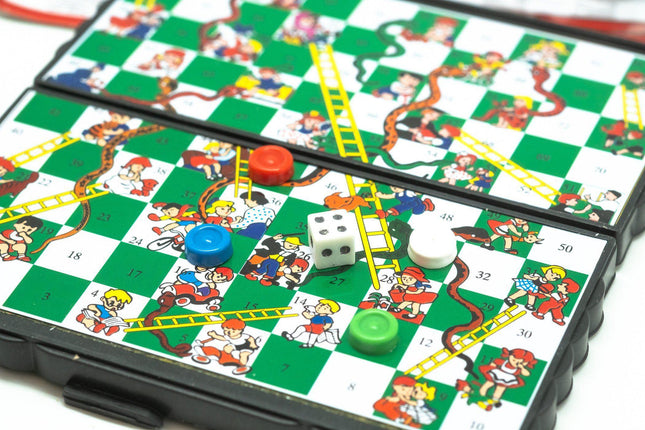 Portable Magnetic Snakes and Ladders Games and Toys One Dollar Only
