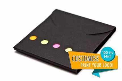Post It Tabs + Pad, Paper (Black Cover) Post-it One Dollar Only