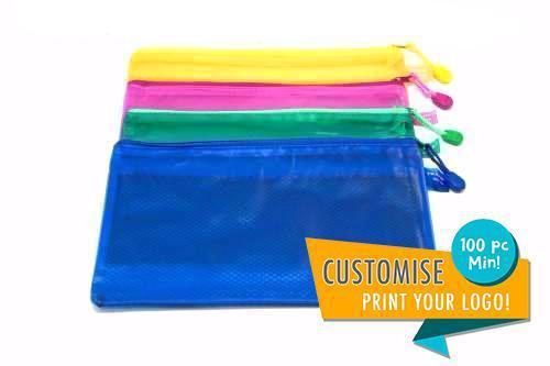 PVC Zip Case with Divider (A4) Cases One Dollar Only