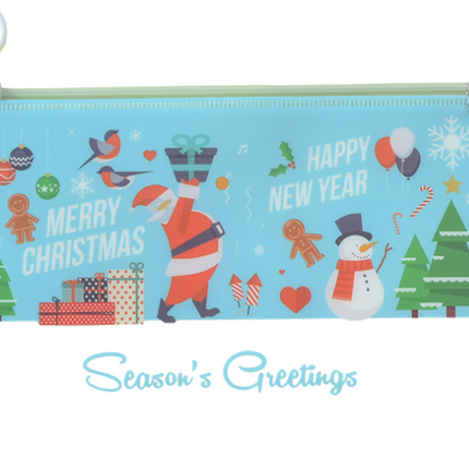 Christmas Santa Claus Zip Case Seasonal One Dollar Only