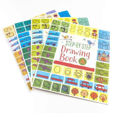 Step by Step Drawing Books (24 pages) Everyday Stationery One Dollar Only