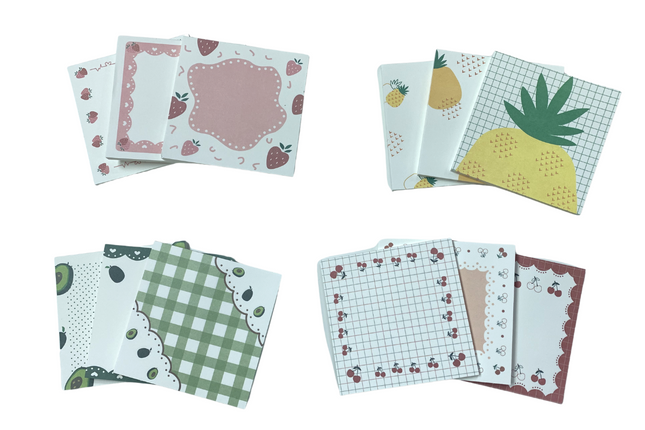 Fruit Theme Notepad Post-it One Dollar Only