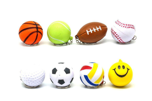 Stress Ball Keychain Key Chains One Dollar Only