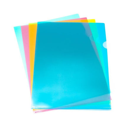 Translucent L Folder (Pack of 12) Files and Folders One Dollar Only