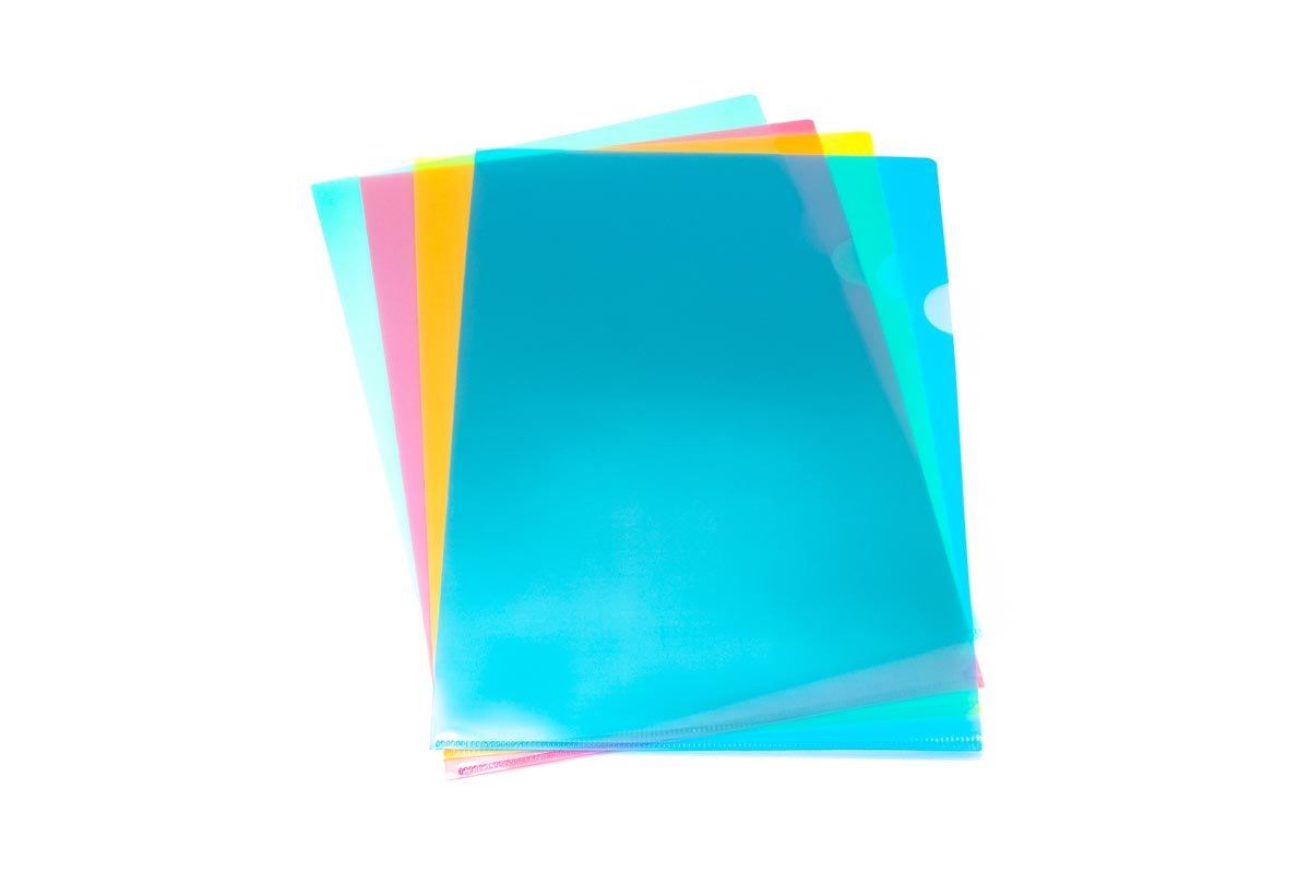 Translucent L Folder (Pack of 12) Files and Folders One Dollar Only