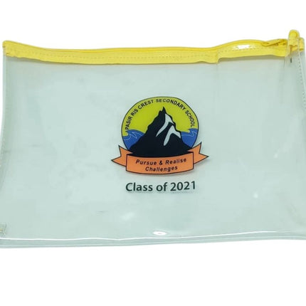 Transparent PVC A5 Zip Case Cases One Dollar Only