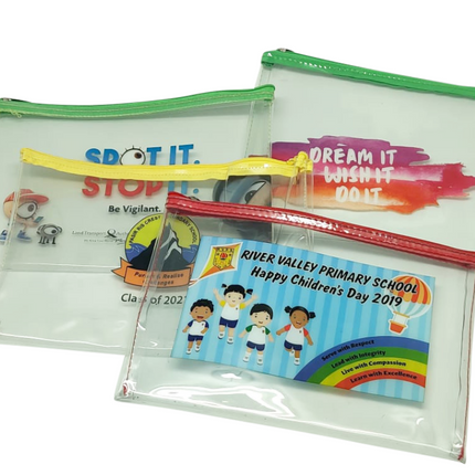 Premium Ultra Thick Transparent Zipper Case A5 Cases One Dollar Only