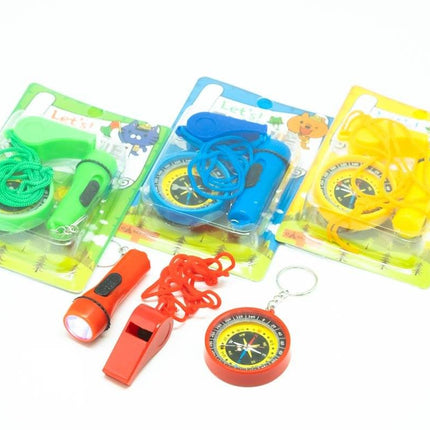 Whistle and Compass Set Stationery Set One Dollar Only