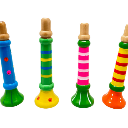 Wooden Trumpet Games and Toys One Dollar Only