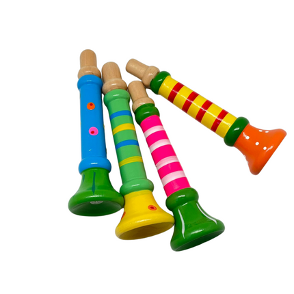 Wooden Trumpet Games and Toys One Dollar Only